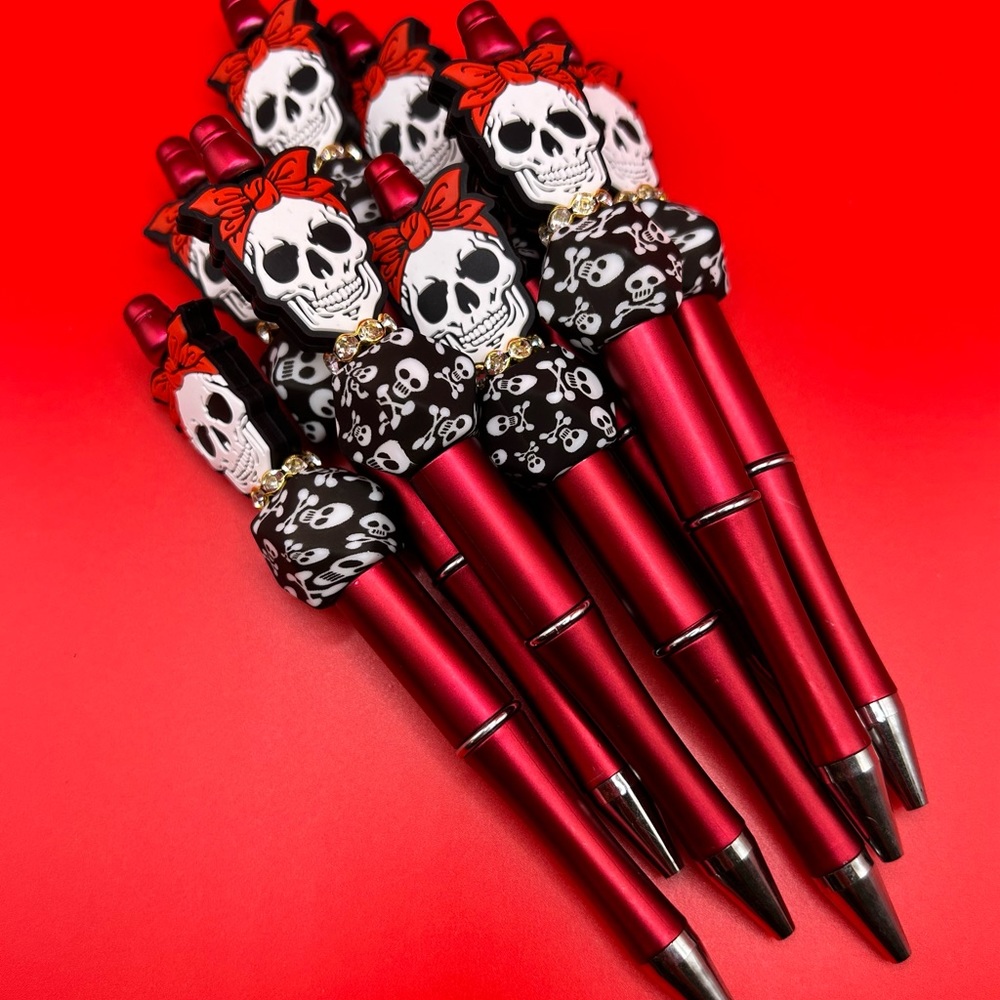 Skull Beaded Pen